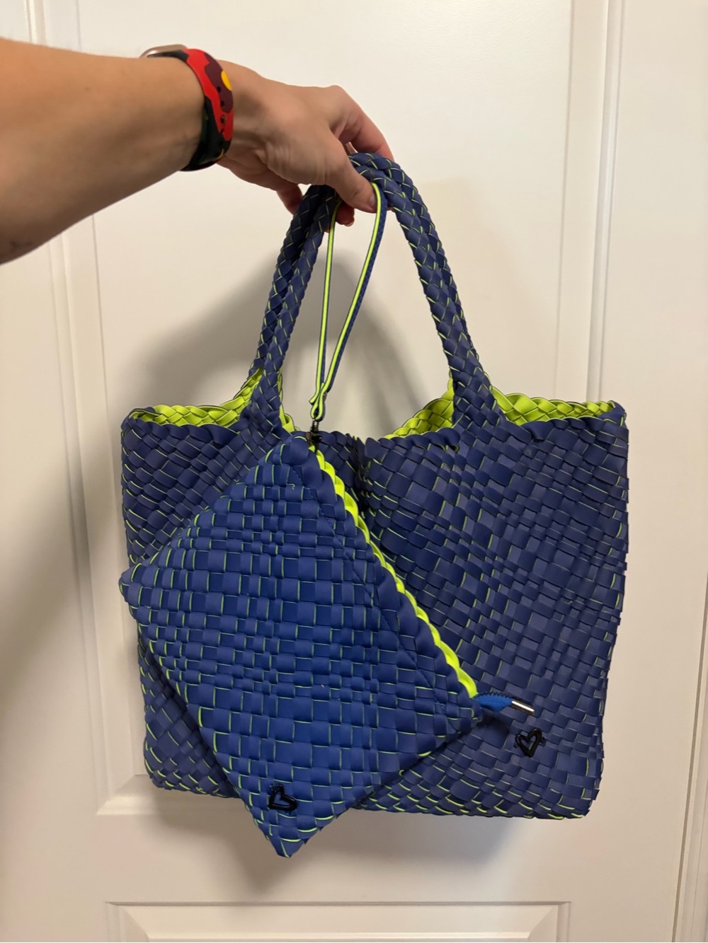 preneLOVE London Large Tote 💙Matching Wristlet Clutch